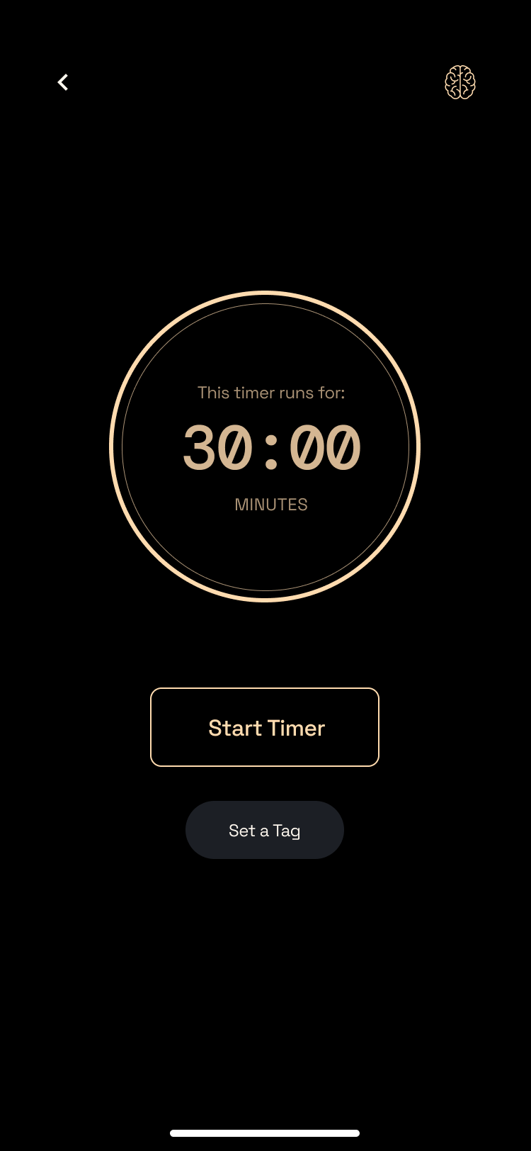 Navigate to the timer