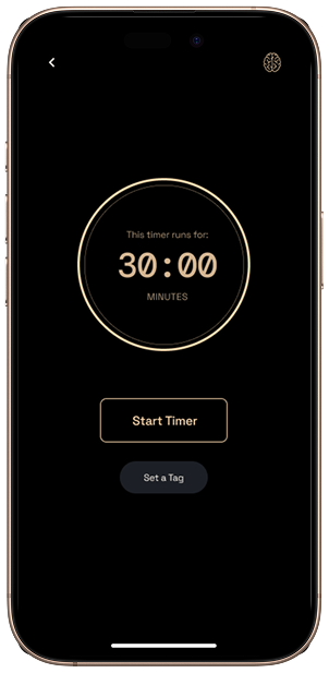 Fixed 30-minute timer, no flexibility